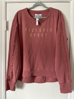 Victoria Sport Women's Dusty Rose Pullover Sweatshirt